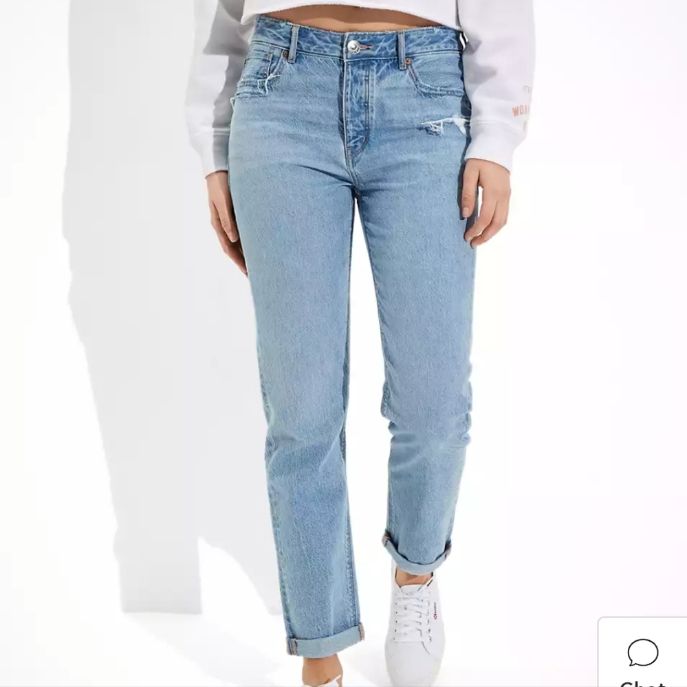 NWOT AE Low-Rise Tomgirl Jean / size 8